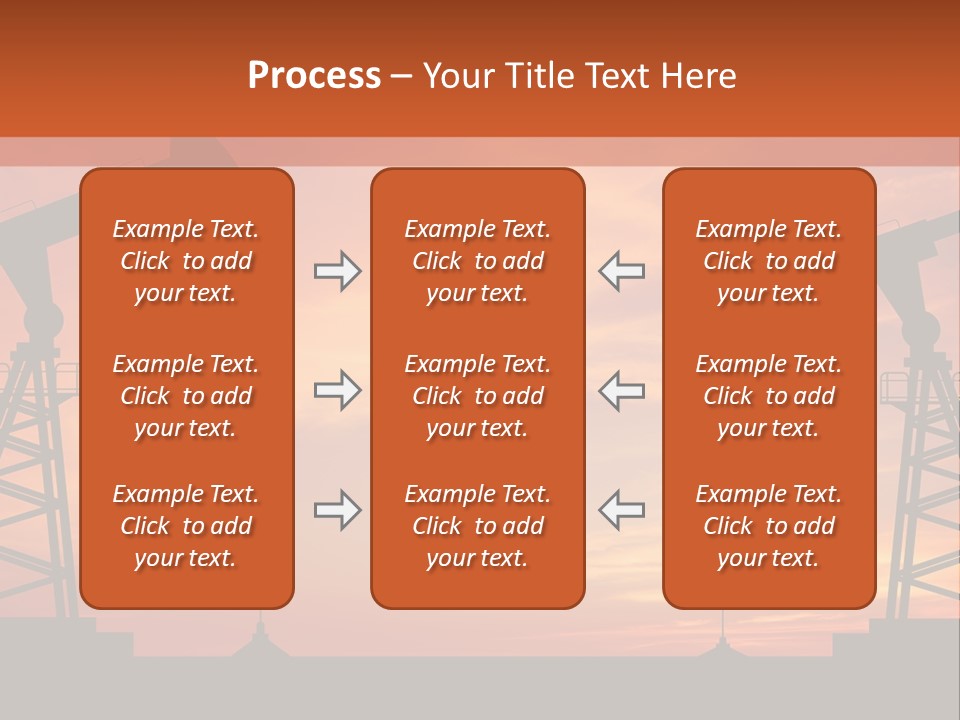 Well Barrel Construction PowerPoint Template