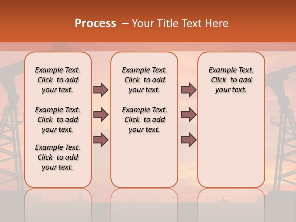 Well Barrel Construction PowerPoint Template