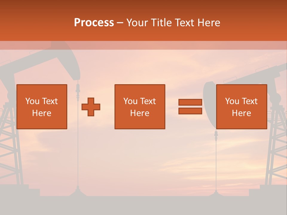 Well Barrel Construction PowerPoint Template