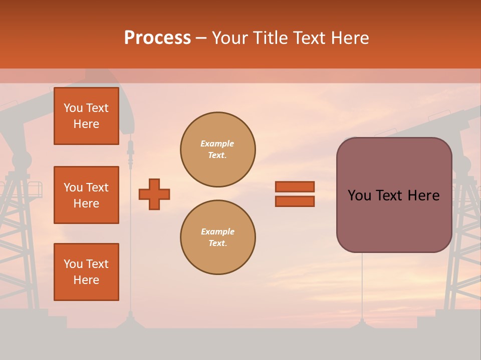 Well Barrel Construction PowerPoint Template