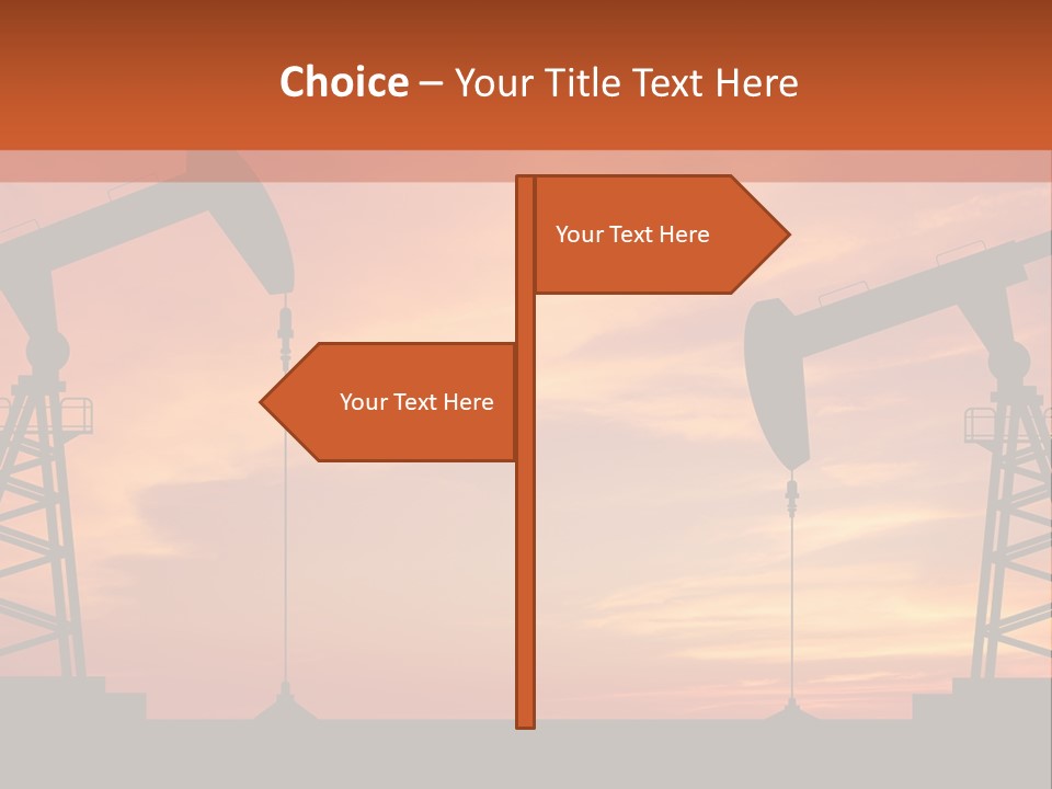 Well Barrel Construction PowerPoint Template