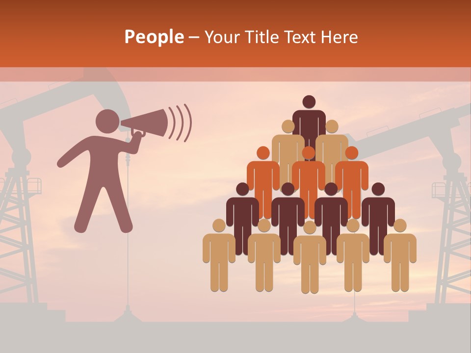 Well Barrel Construction PowerPoint Template