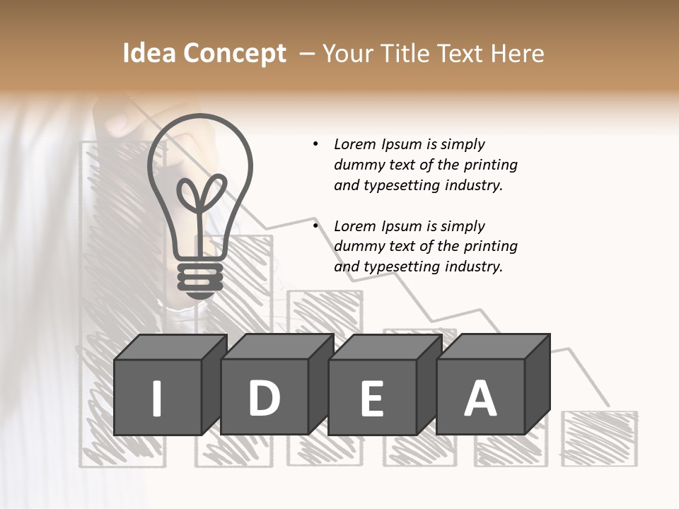 Manager Expertise Pointing PowerPoint Template