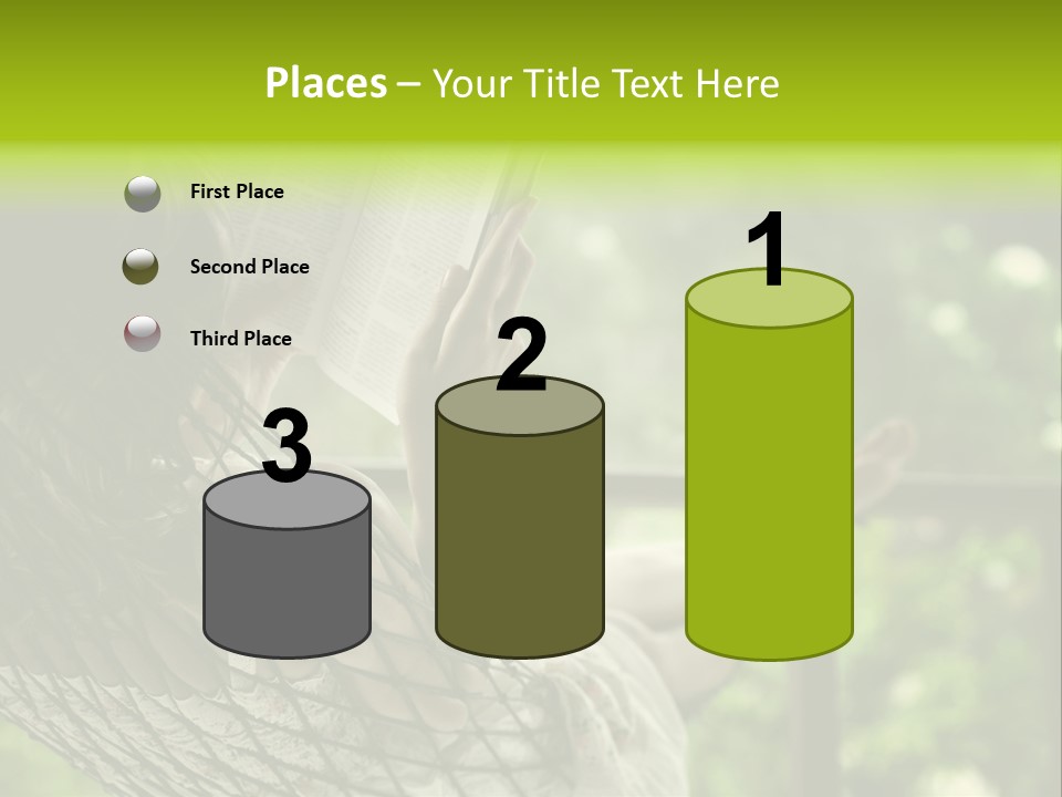 Hammock Comfortable Rest PowerPoint Template