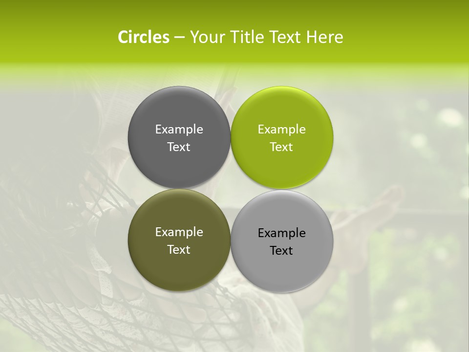 Hammock Comfortable Rest PowerPoint Template