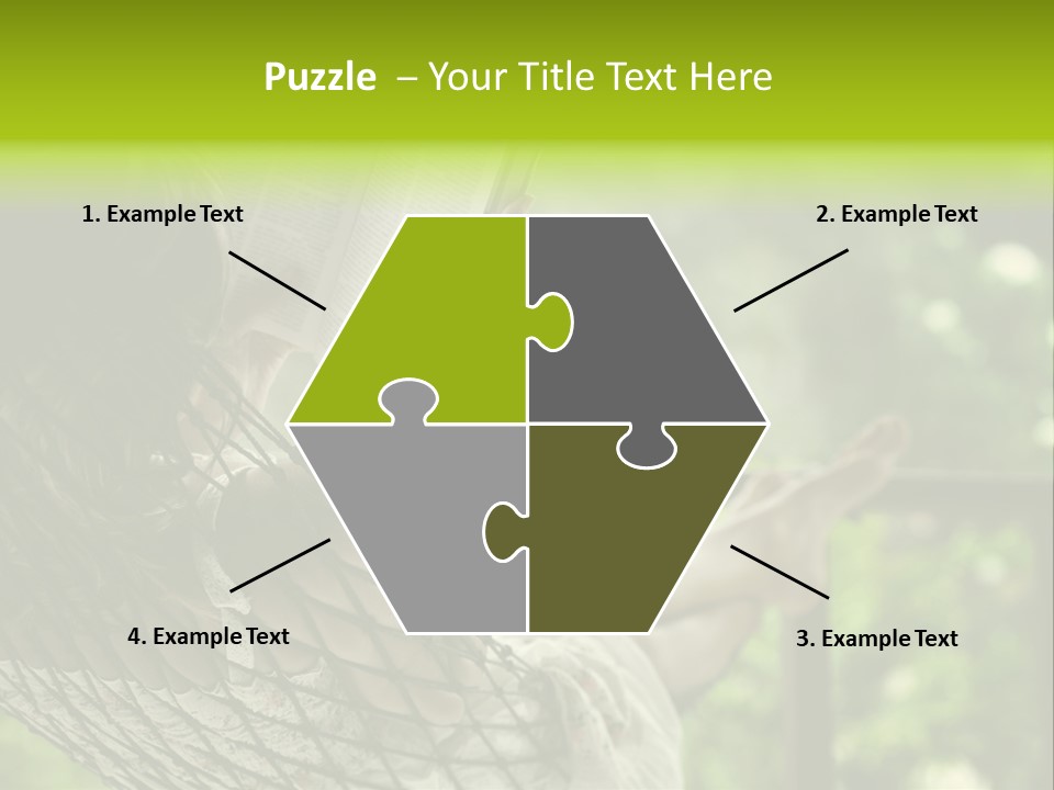 Hammock Comfortable Rest PowerPoint Template