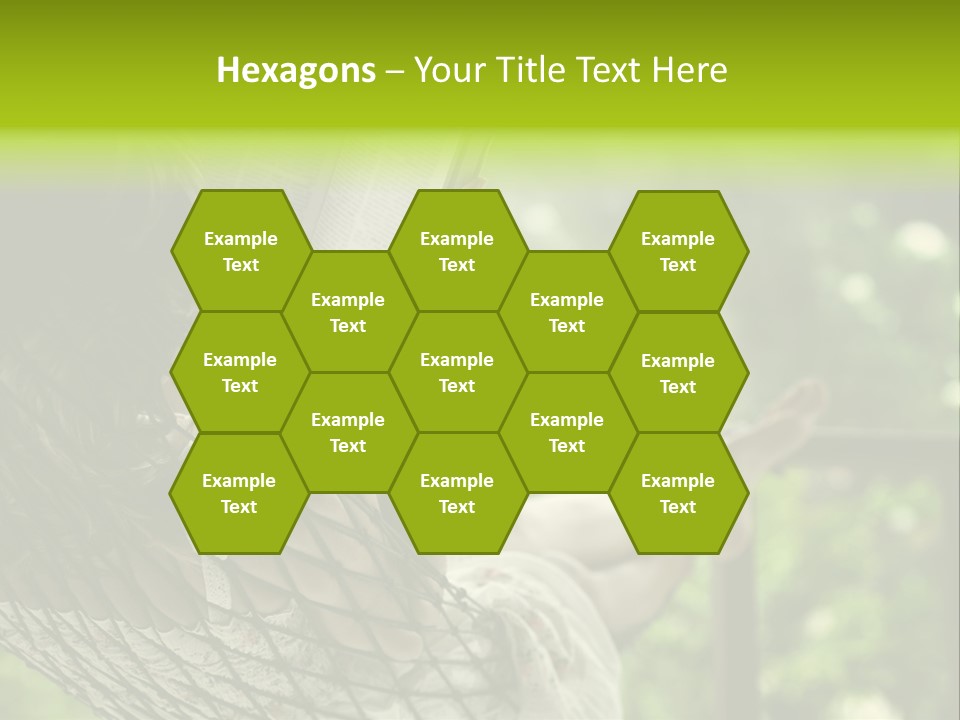 Hammock Comfortable Rest PowerPoint Template