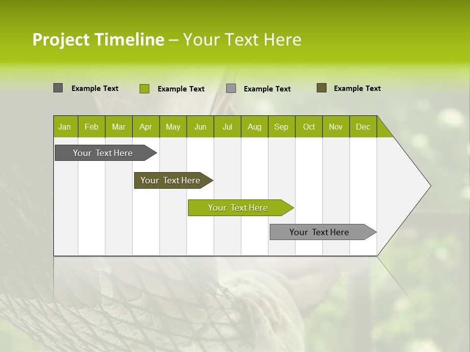 Hammock Comfortable Rest PowerPoint Template