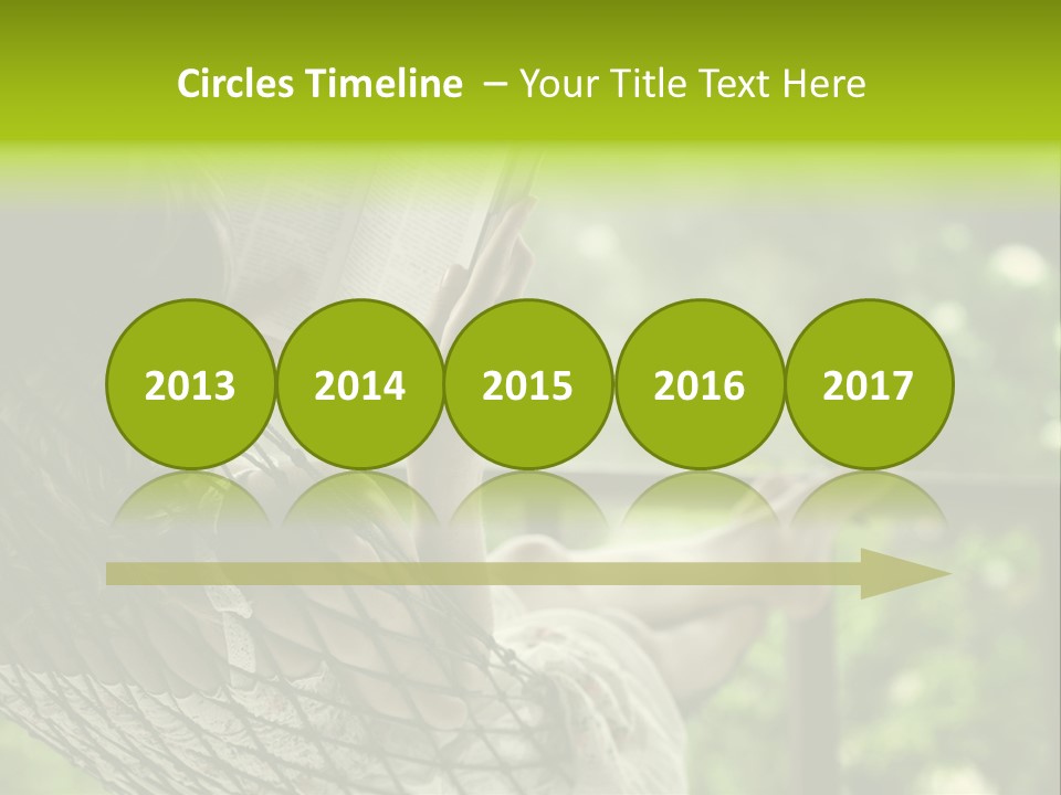 Hammock Comfortable Rest PowerPoint Template