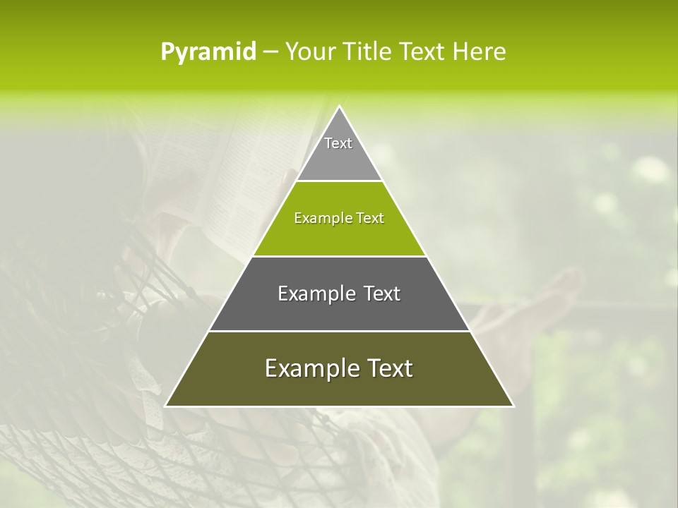 Hammock Comfortable Rest PowerPoint Template