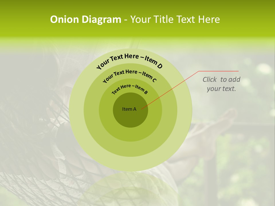 Hammock Comfortable Rest PowerPoint Template