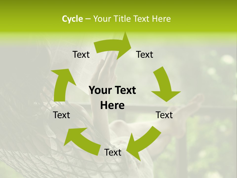 Hammock Comfortable Rest PowerPoint Template