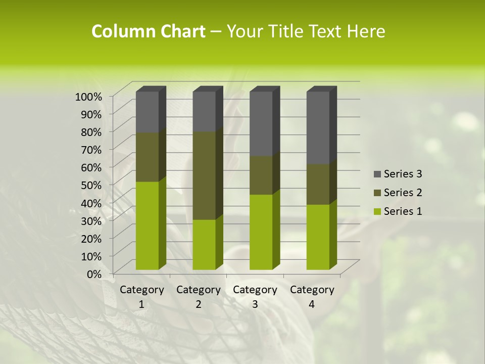 Hammock Comfortable Rest PowerPoint Template