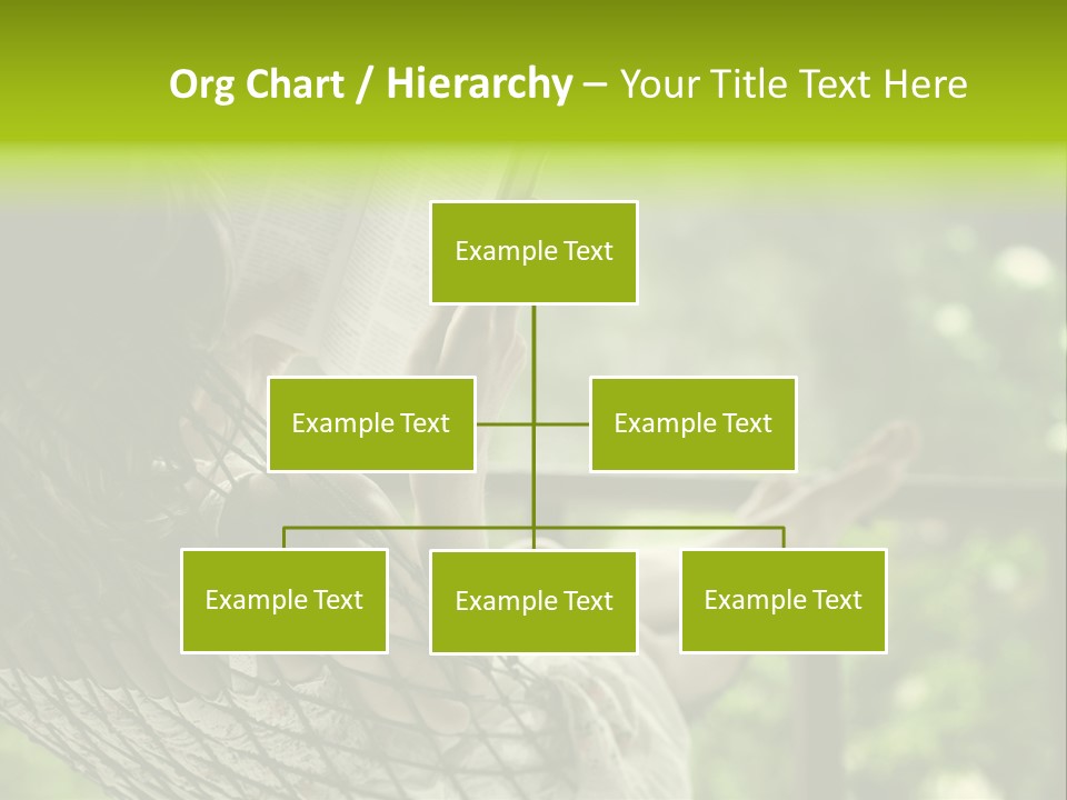 Hammock Comfortable Rest PowerPoint Template
