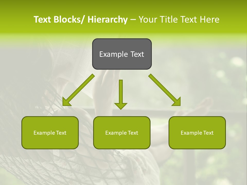 Hammock Comfortable Rest PowerPoint Template