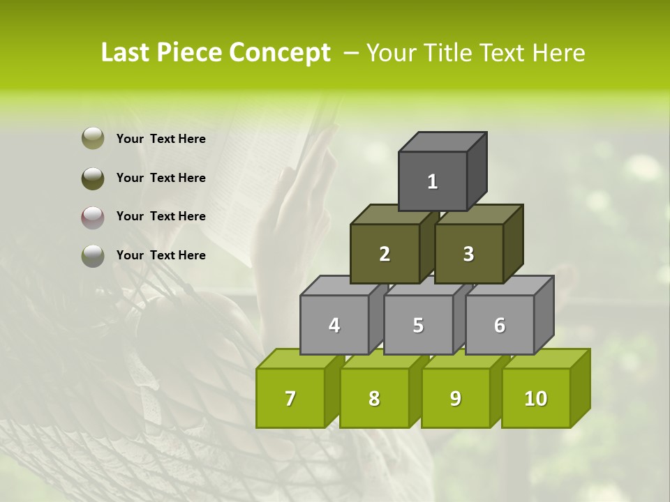 Hammock Comfortable Rest PowerPoint Template