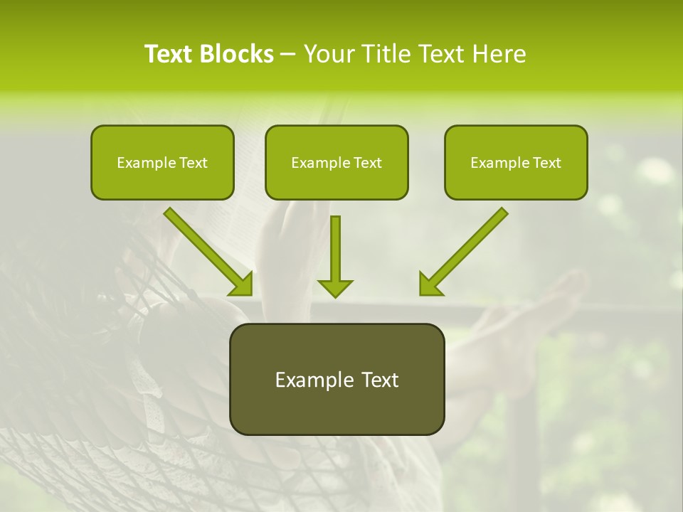 Hammock Comfortable Rest PowerPoint Template
