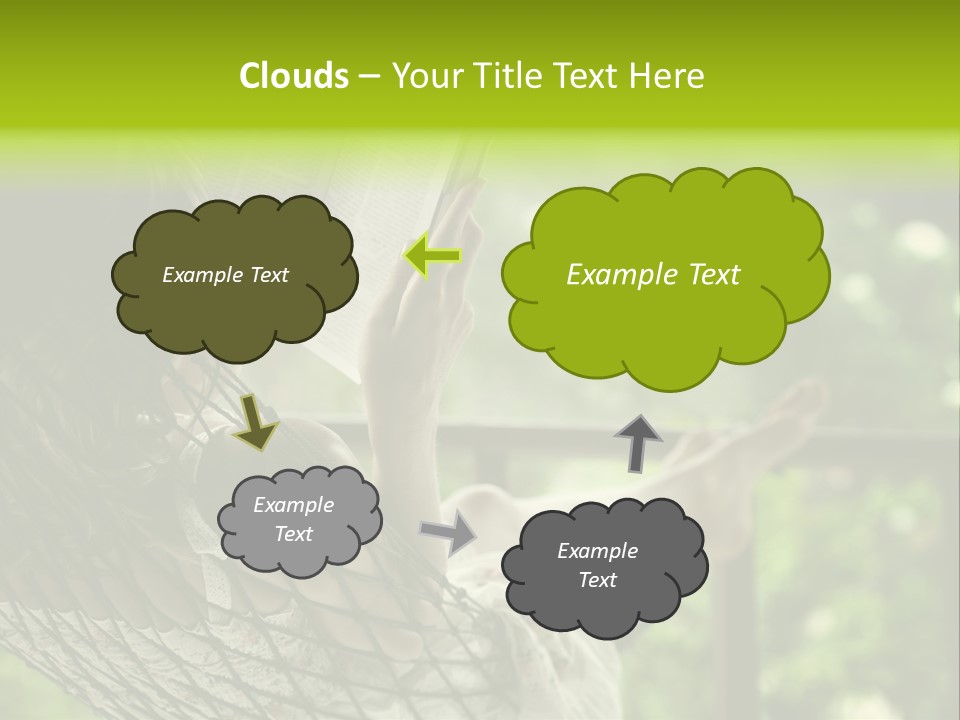 Hammock Comfortable Rest PowerPoint Template