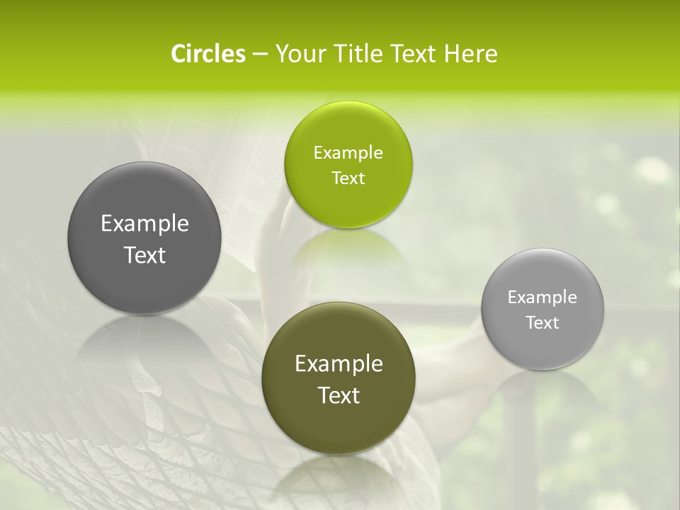 Hammock Comfortable Rest PowerPoint Template