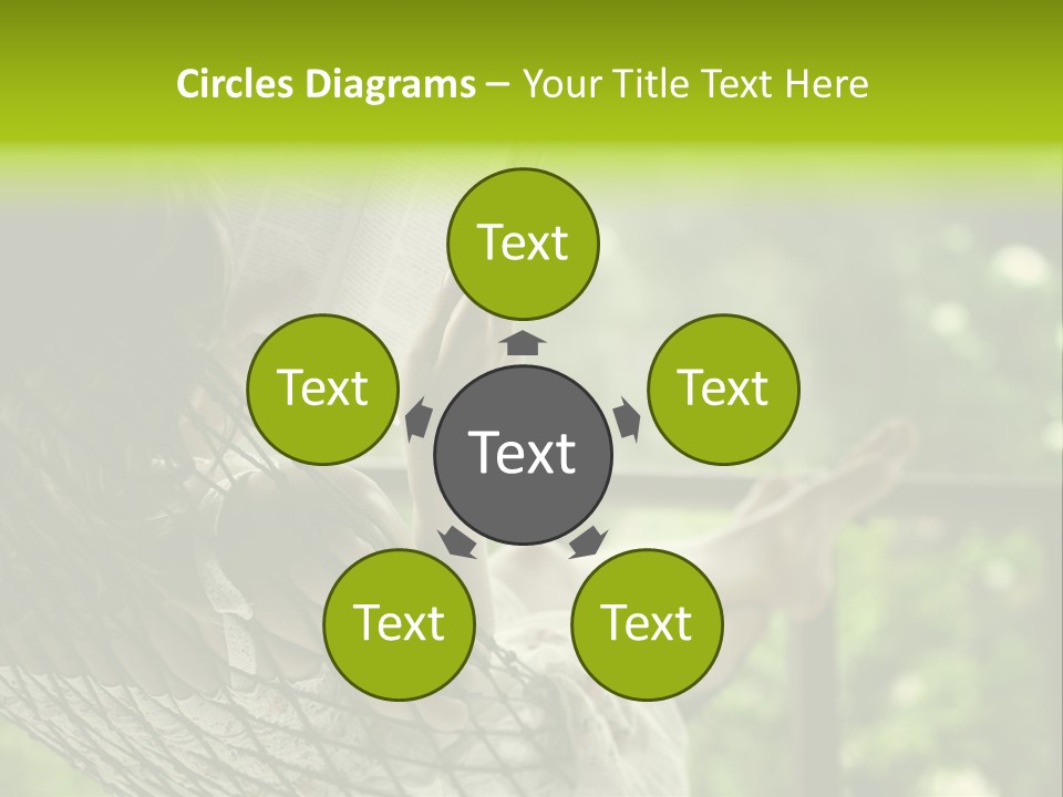 Hammock Comfortable Rest PowerPoint Template