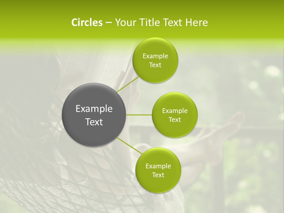 Hammock Comfortable Rest PowerPoint Template