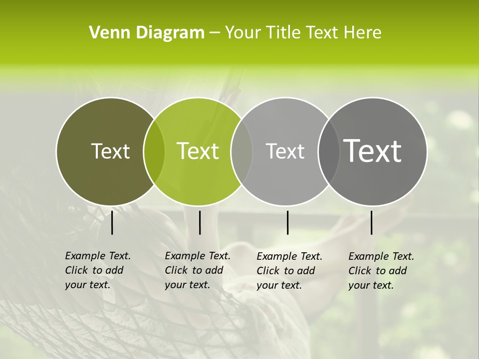 Hammock Comfortable Rest PowerPoint Template