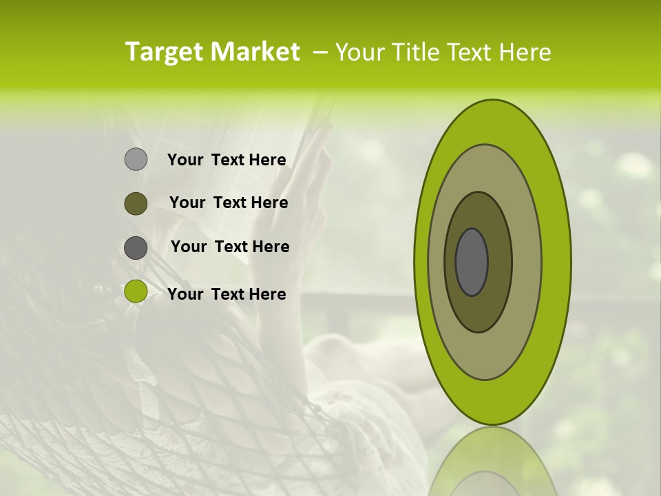 Hammock Comfortable Rest PowerPoint Template