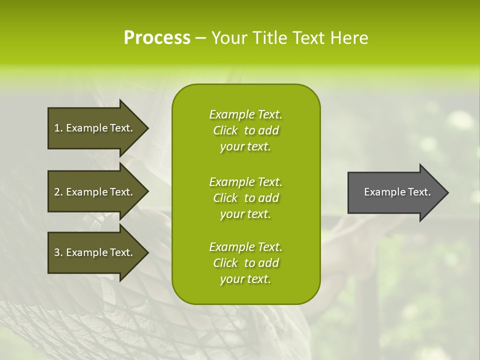 Hammock Comfortable Rest PowerPoint Template