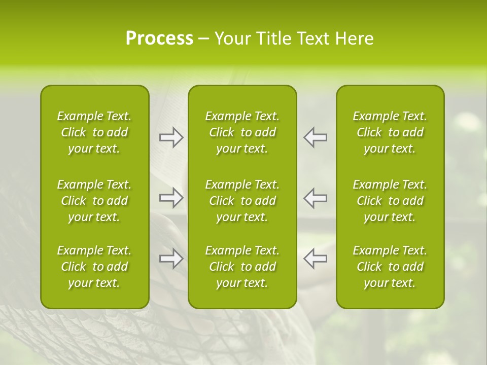 Hammock Comfortable Rest PowerPoint Template