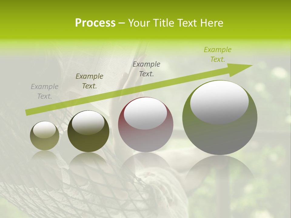 Hammock Comfortable Rest PowerPoint Template