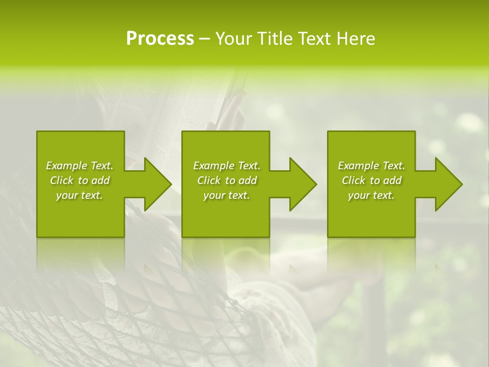 Hammock Comfortable Rest PowerPoint Template