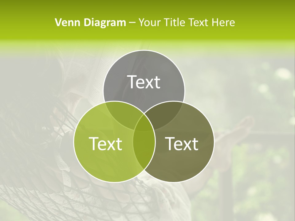 Hammock Comfortable Rest PowerPoint Template