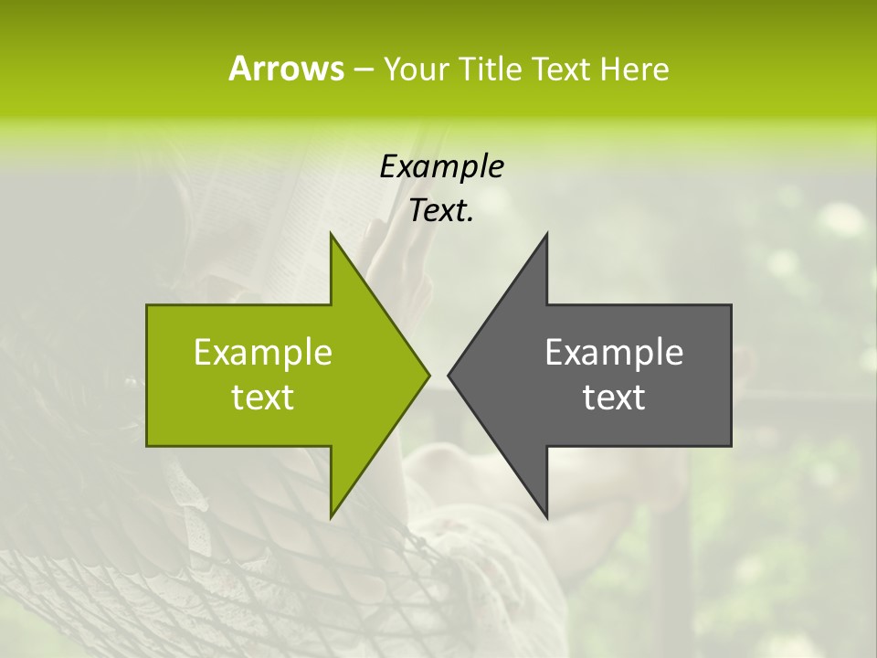 Hammock Comfortable Rest PowerPoint Template