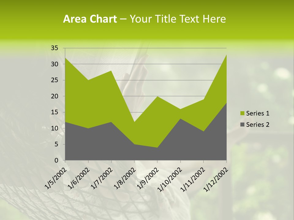 Hammock Comfortable Rest PowerPoint Template