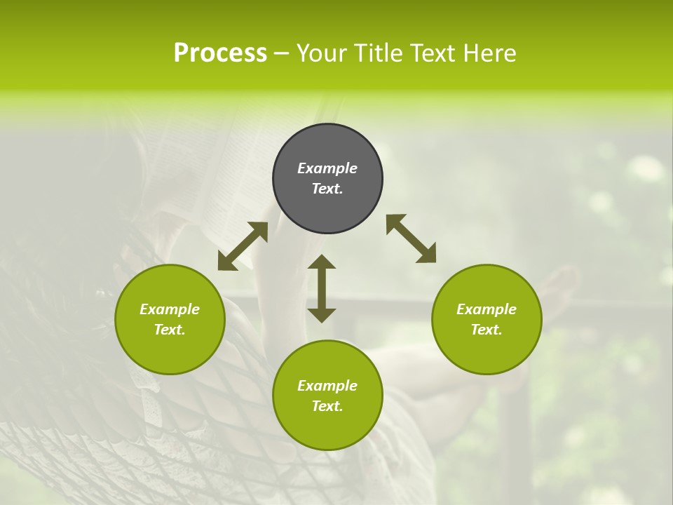 Hammock Comfortable Rest PowerPoint Template