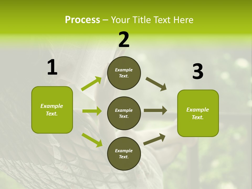 Hammock Comfortable Rest PowerPoint Template