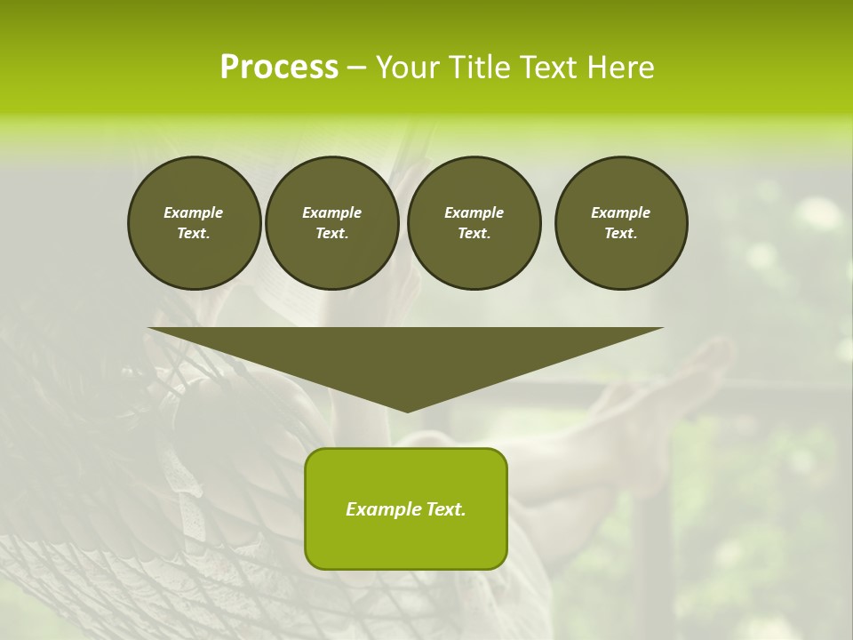 Hammock Comfortable Rest PowerPoint Template