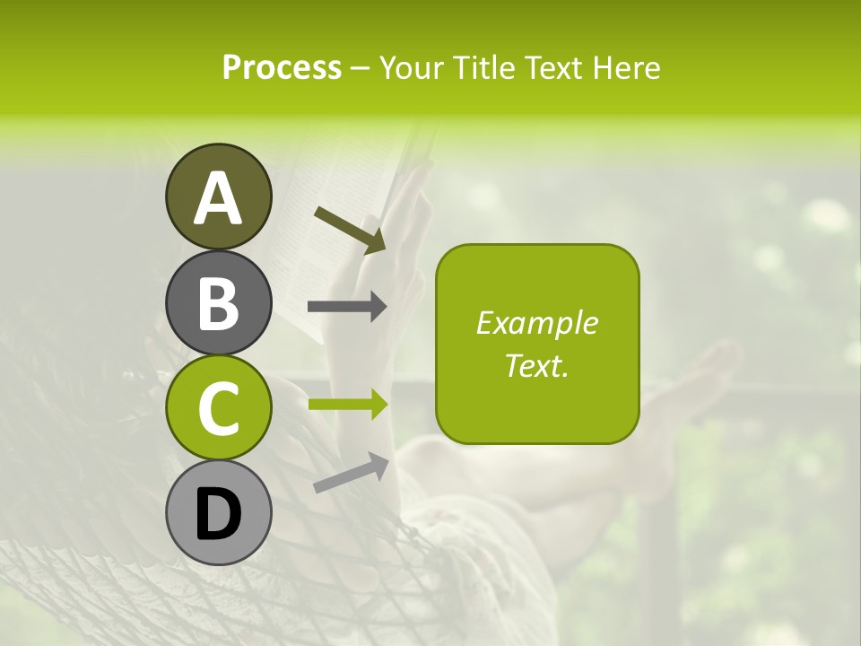 Hammock Comfortable Rest PowerPoint Template