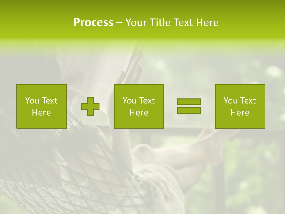 Hammock Comfortable Rest PowerPoint Template