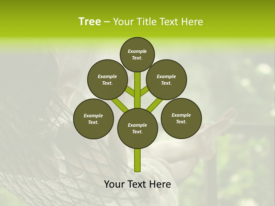 Hammock Comfortable Rest PowerPoint Template