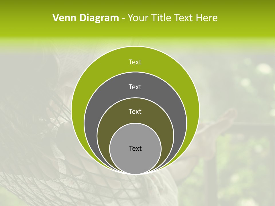 Hammock Comfortable Rest PowerPoint Template