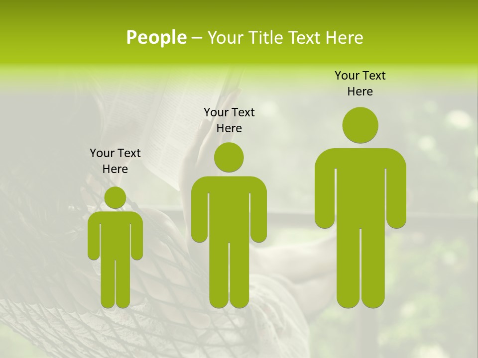 Hammock Comfortable Rest PowerPoint Template