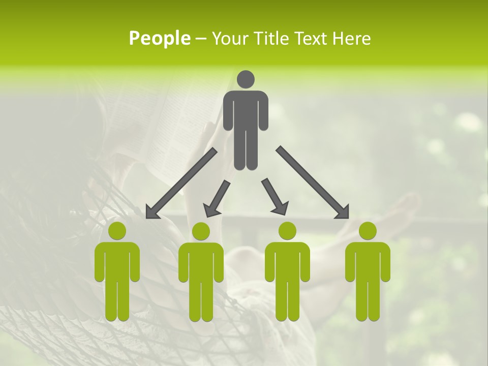 Hammock Comfortable Rest PowerPoint Template