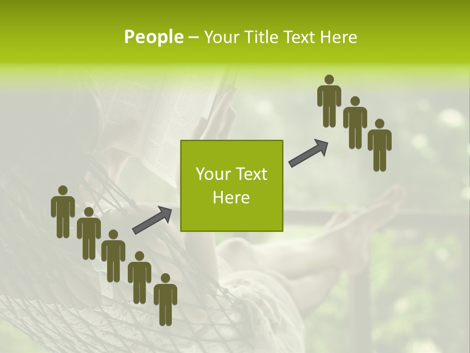 Hammock Comfortable Rest PowerPoint Template