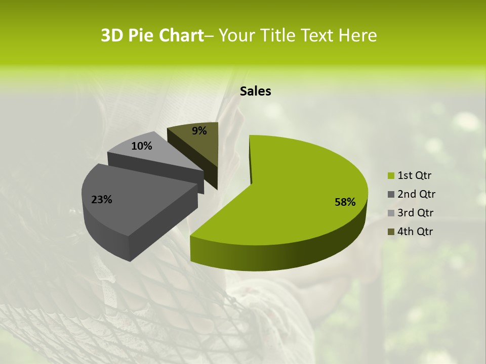 Hammock Comfortable Rest PowerPoint Template