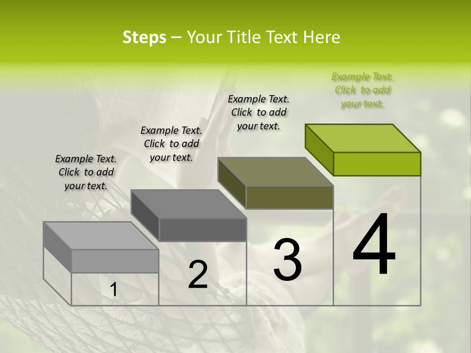 Hammock Comfortable Rest PowerPoint Template