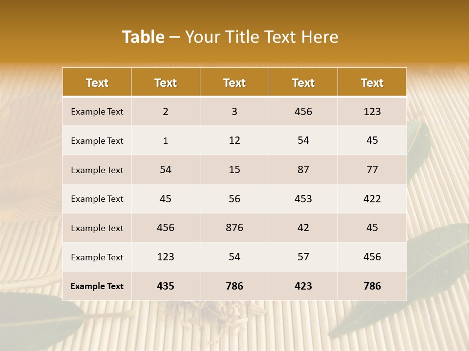 A Cup Of Tea Next To A Wooden Spoon PowerPoint Template