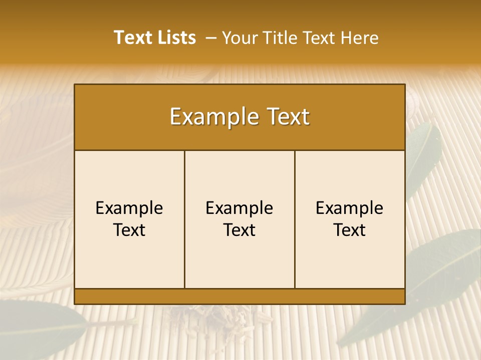 A Cup Of Tea Next To A Wooden Spoon PowerPoint Template