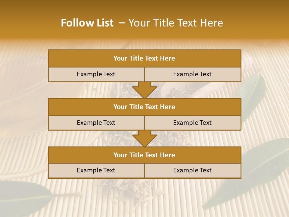 A Cup Of Tea Next To A Wooden Spoon PowerPoint Template