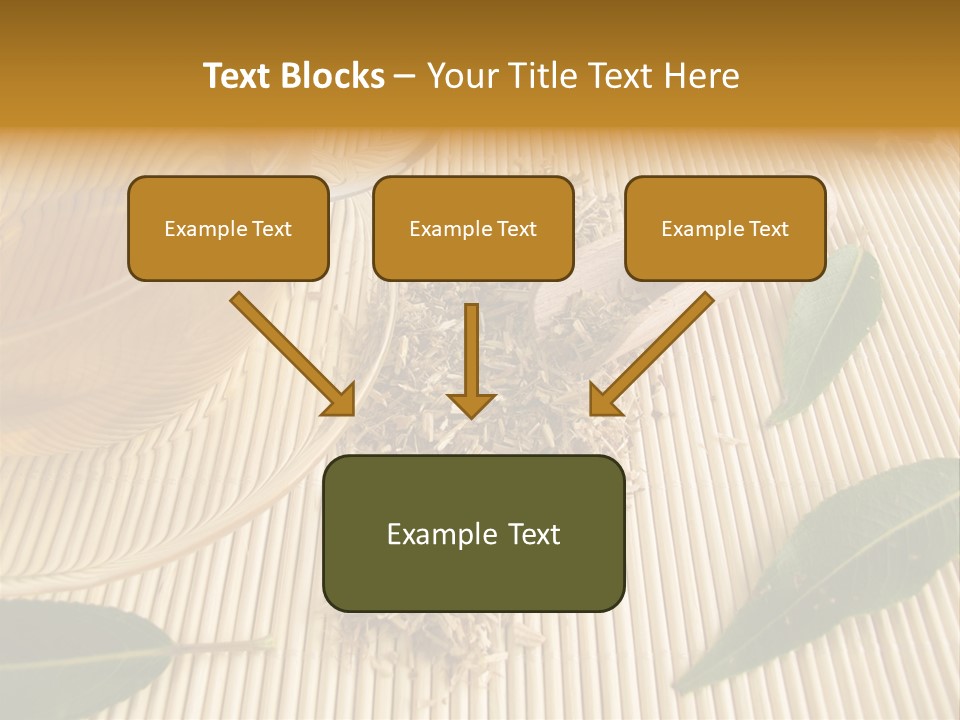 A Cup Of Tea Next To A Wooden Spoon PowerPoint Template